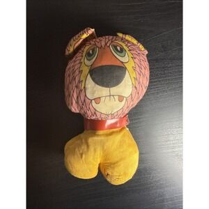 VINTAGE Superior Toy and Novelty Co. LION STUFFED ANIMAL PLUSH TOY